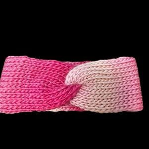 Pink Ombre Knit Headband